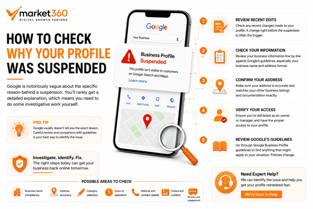 How to Check Why Your Profile Was Suspended